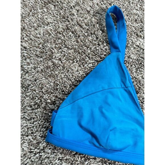 Tavik Swimwear Coco Scoop Neck Bikini Swim Top Blue Cage Strappy S Beach Summer - Picture 8 of 10